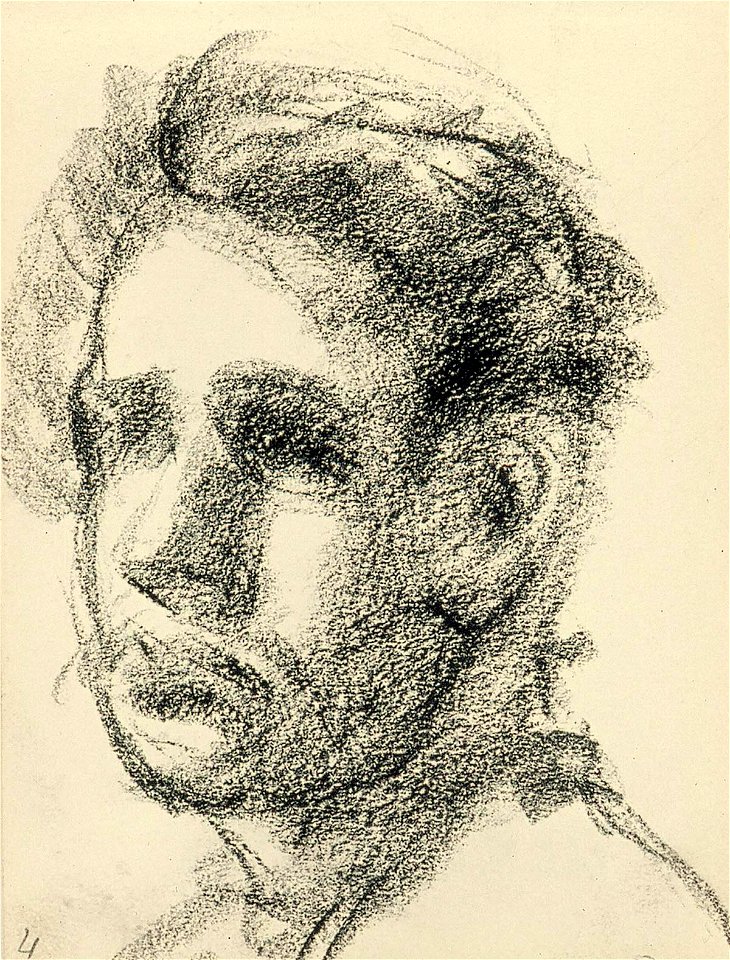 Sketchbook 7, Self-Portrait by Theo van Doesburg Centraal Museum AB4120-D