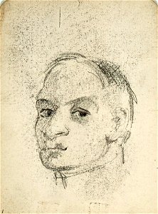 Sketchbook 17, Portrait of a Man by Theo van Doesburg Centraal Museum AB4124-A