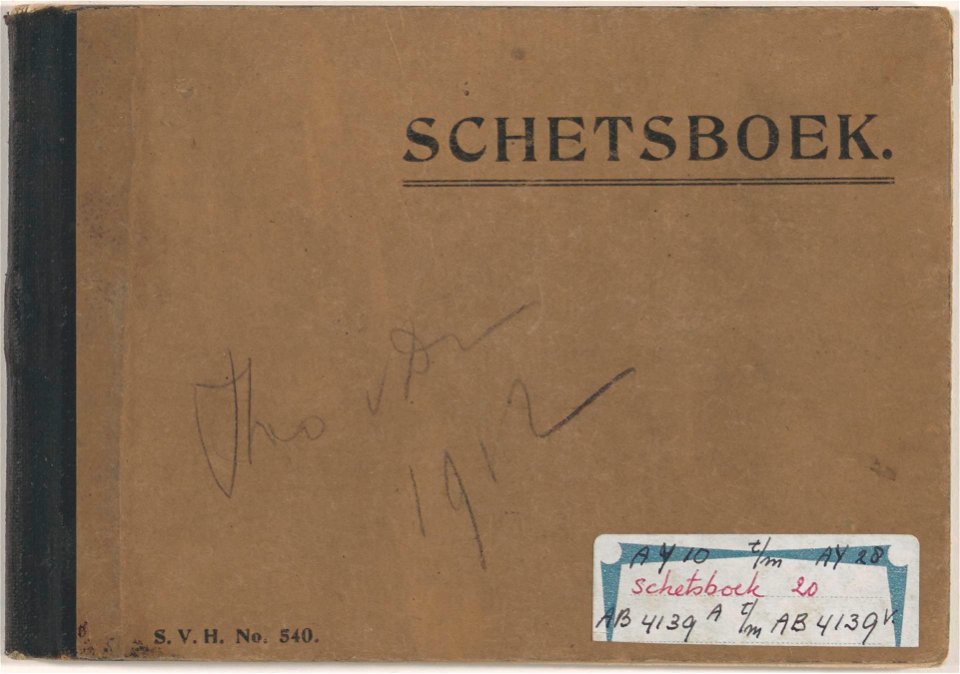 Sketchbook 20 by Theo van Doesburg Centraal Museum AB4139
