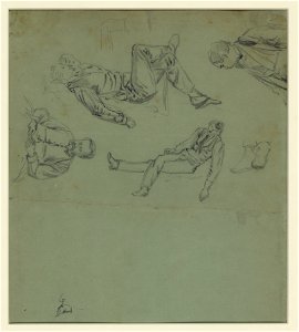 Sketches of figures in repose LCCN2004660297