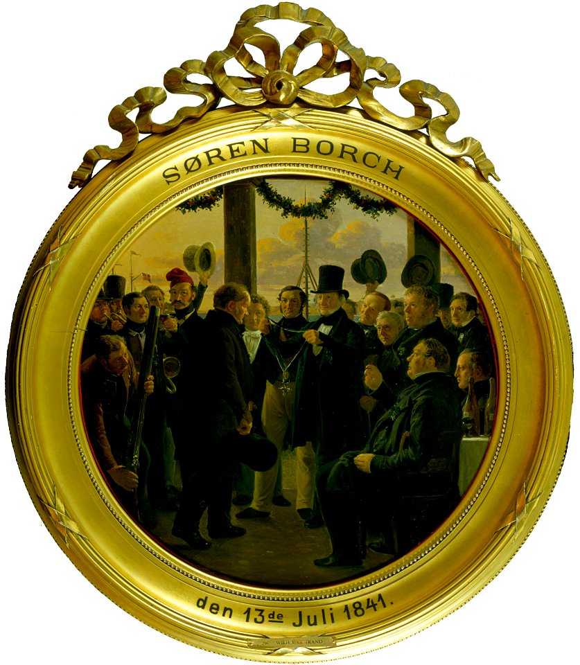 Skydeskive for Søren Borch (1841)