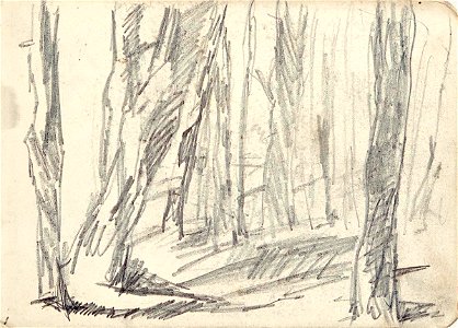 Sketchbook 24, Forest by Theo van Doesburg Centraal Museum AB4128-A