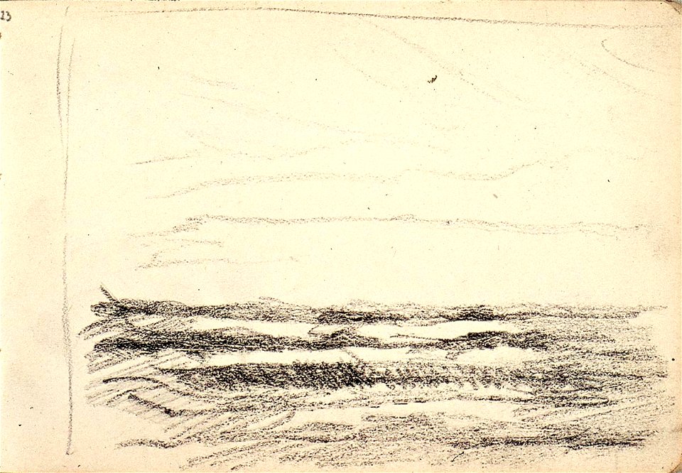 Sketchbook 32, Seascape by Theo van Doesburg Centraal Museum AB4136-X