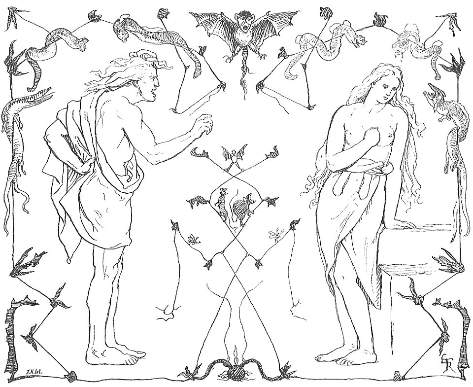 Skírnir and Gerðr III by Frølich