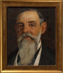 Skiss till porträtt av okänd man (Edvard Perséus) - Nationalmuseum - 129604