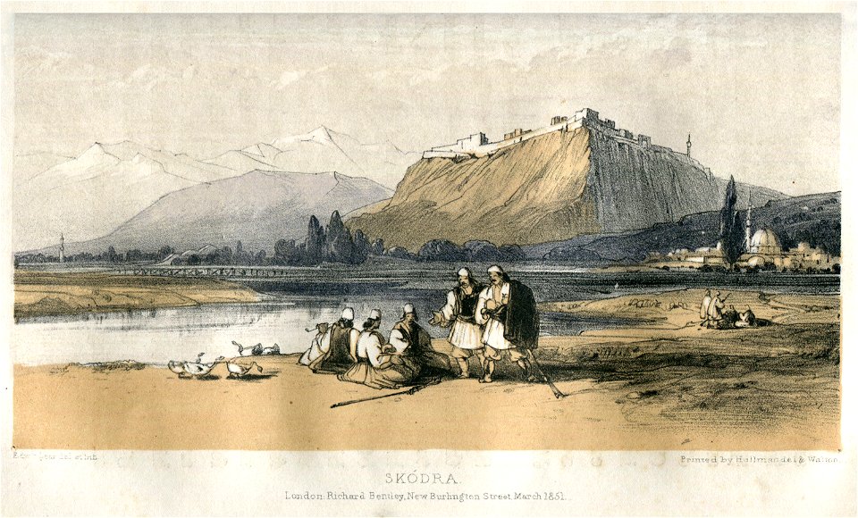 Skódra - Lear Edward - 1851