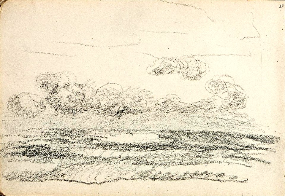Sketchbook 32, Seascape by Theo van Doesburg Centraal Museum AB4136-AF