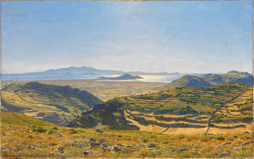 Niels Skovgaard - View from Naxos towards Paros - NG.M.00482 - National Museum of Art, Architecture and Design