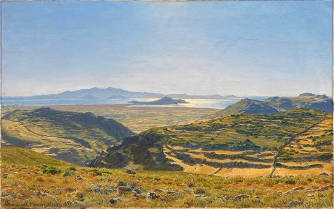 Niels Skovgaard - View from Naxos towards Paros - NG.M.00482 - National Museum of Art, Architecture and Design