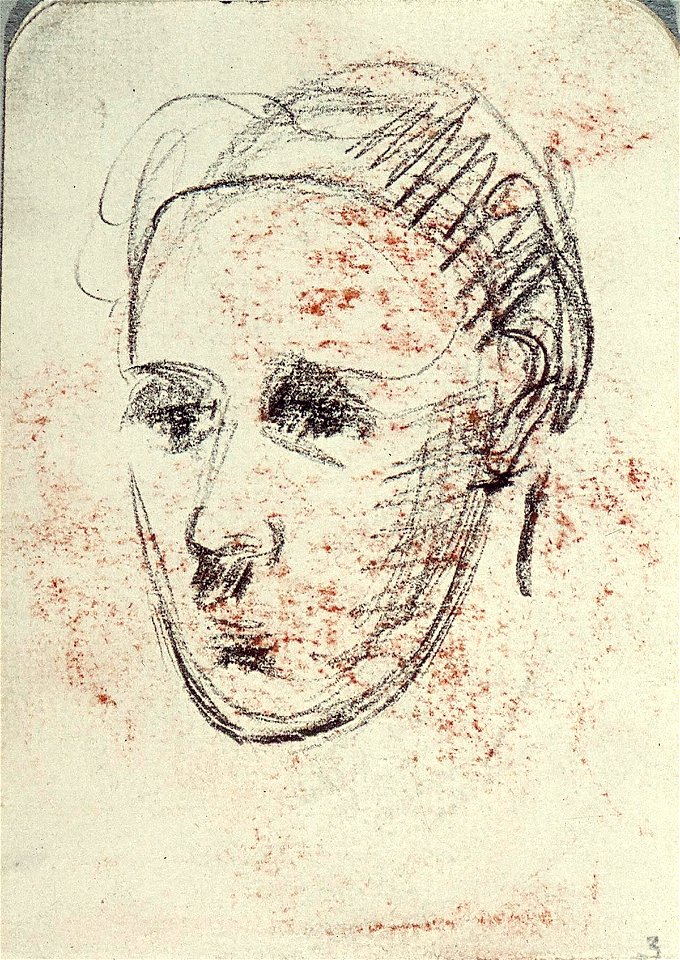 Sketchbook 33, Portrait of a Man by Theo van Doesburg Centraal Museum AB4114-C