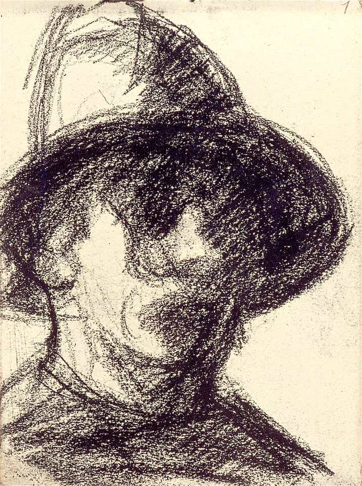 Sketchbook 7, Self-Portrait with Hat by Theo van Doesburg Centraal Museum AB4120-A
