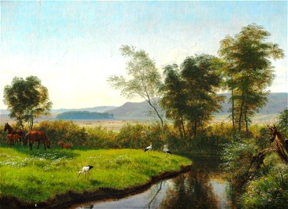 P.C. Skovgaard - Parti ved Veile (1854)