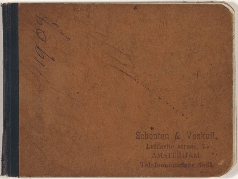 Sketchbook 37 by Theo van Doesburg Centraal Museum AB4117