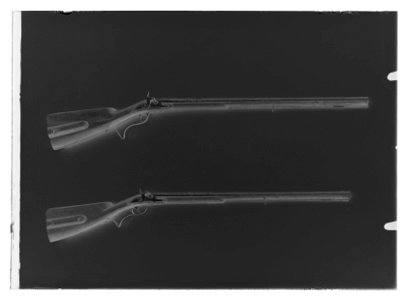 Slagexflintlåsbössor - Livrustkammaren - 78270-negative