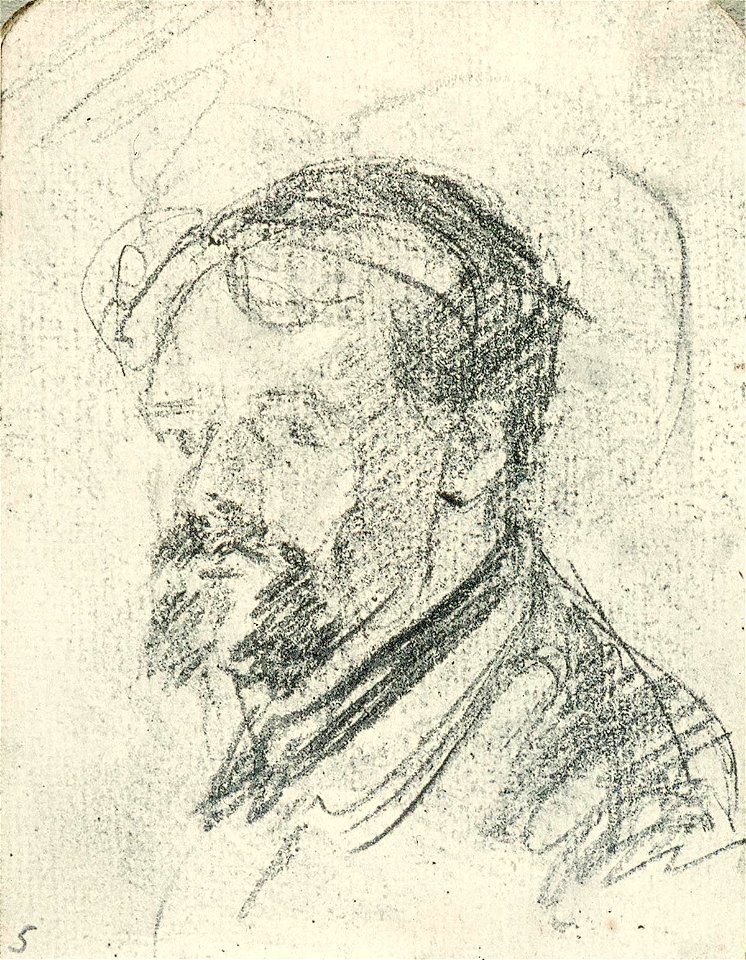 Sketchbook 37, Self-Portrait by Theo van Doesburg Centraal Museum AB4117-E