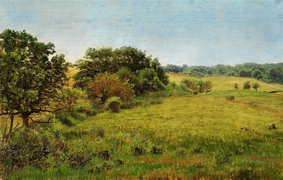 P. C. Skovgaard - Kuperet sommerlandskab