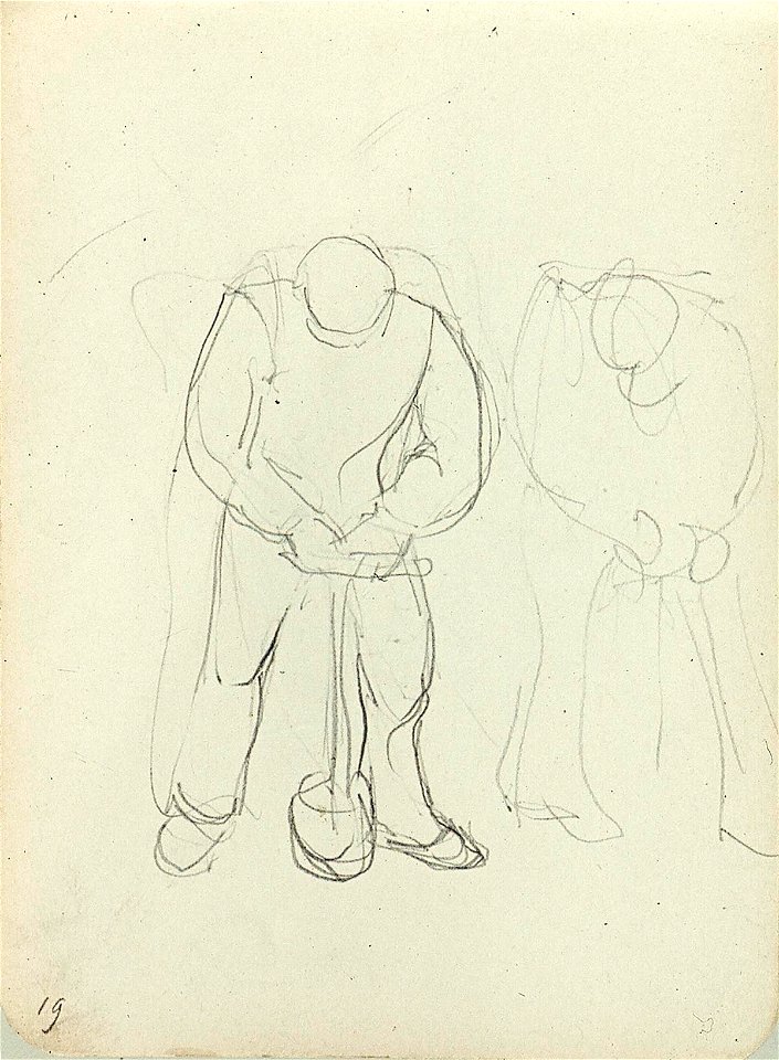 Sketchbook 6, A Farmer Working by Theo van Doesburg Centraal Museum AB4130-U