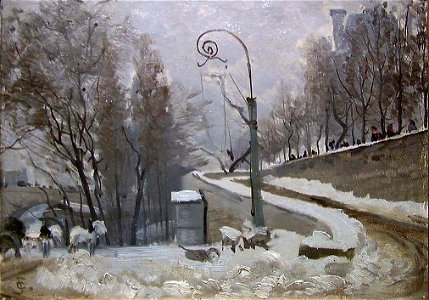 Christian Skredsvig - Winter in Paris - NG.M.02358 - National Museum of Art, Architecture and Design