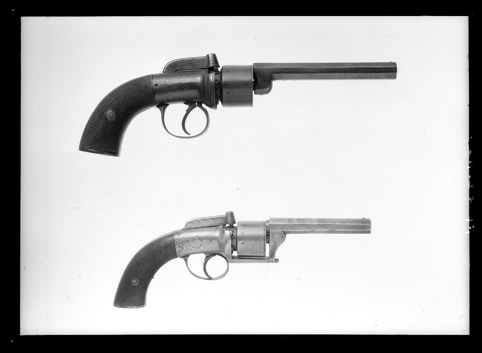Slaglåsrevolvrar - Livrustkammaren - 78374