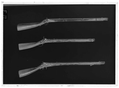 Slagsnapplåslodbösa, nordsvensk typ, 1800-talets mitt - Livrustkammaren - 9423-negative