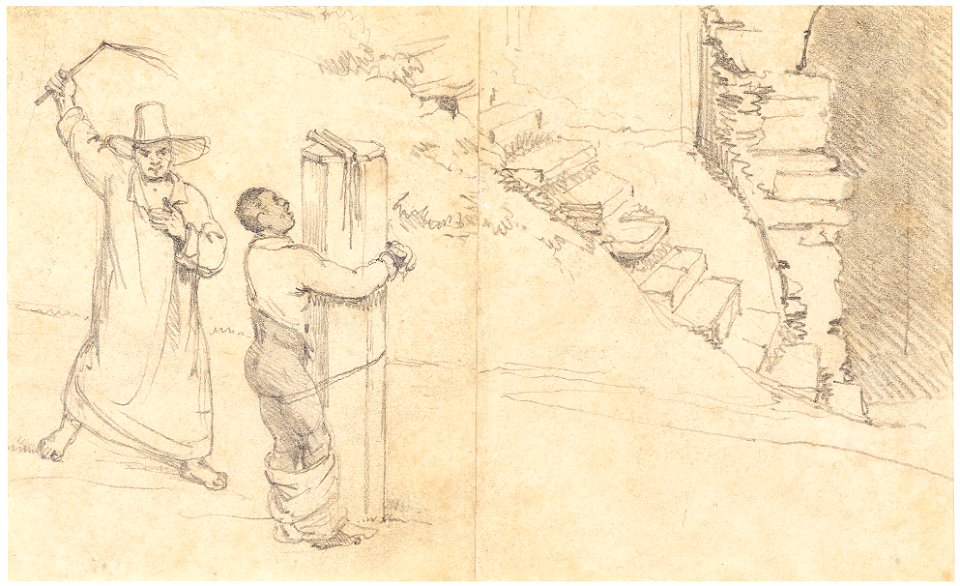 Slave being Flogged, da Coleção Brasiliana Iconográfica