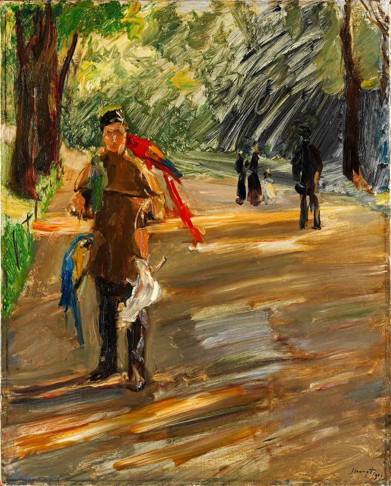Max Slevogt - Papageienmann (1901)