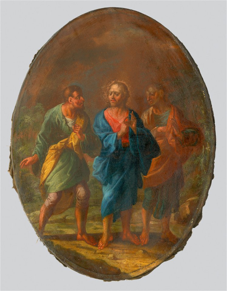 Slovenský maliar po polovici 18. storočia - Kristus na ceste do Emauz - O 5641 - Slovak National Gallery
