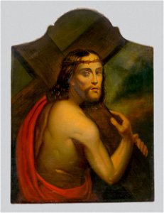 Slovenský maliar z 19. storočia - Man of Sorrows - O 83 - Slovak National Gallery. Free illustration for personal and commercial use.