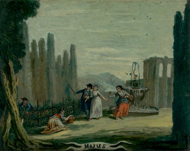 Slovenský maliar z 18. storočia - Allegory of the Month of May - O 5129 - Slovak National Gallery