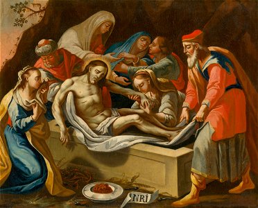 Slovenský maliar z 18. storočia - Entombment of Christ - O 6460 - Slovak National Gallery