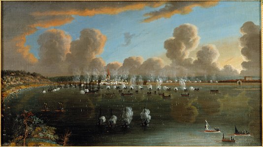 Slaget vid Fredrikshamn den 15 maj 1790 (Johan Tietrich Schoultz) - Nationalmuseum - 109613