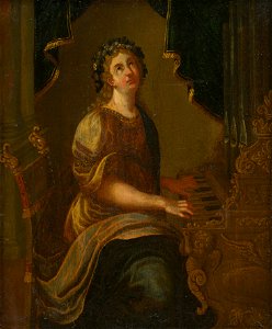 Slovenský maliar z konca 17. storočia - Saint Cecilia - O 5158 - Slovak National Gallery