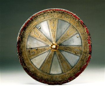 Sköld från 1500-talets slut - Livrustkammaren - 30406
