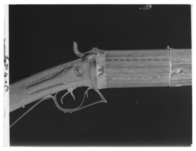 Slaglåsrevolverbössa - Livrustkammaren - 2493-negative