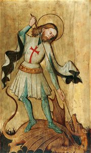 Slowakischer Maler (^) - Hl. Georg als Drachentöter - 1402a - Österreichische Galerie Belvedere