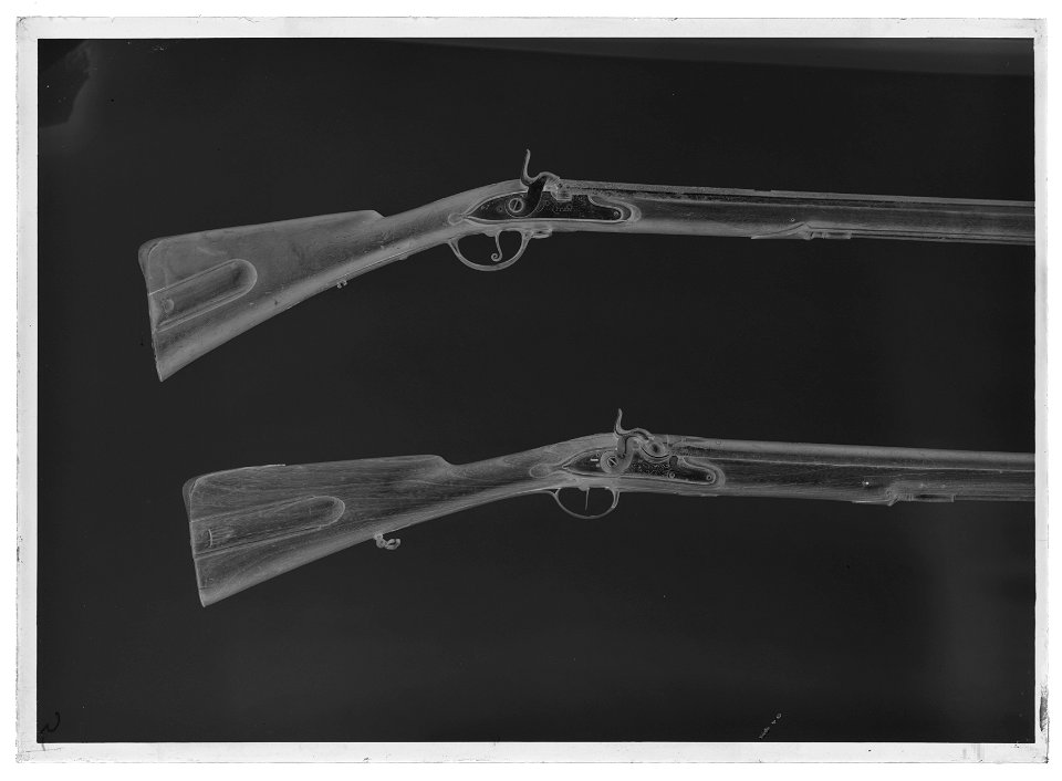 Slagexflintlåsbössor - Livrustkammaren - 43466-negative