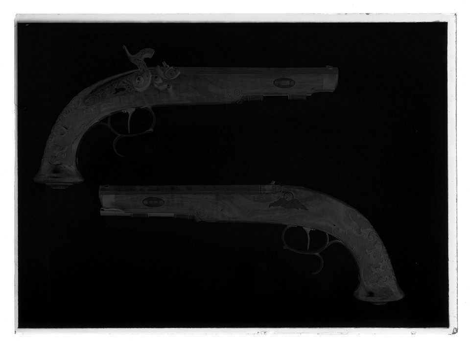Slaglåspistoler - Livrustkammaren - 43991-negative