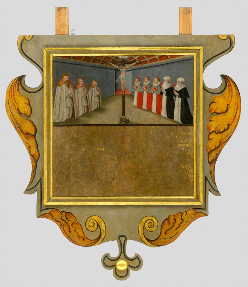 Slovenský maliar z konca 16. storočia - Epitaph with Crucifixion - O 5092 - Slovak National Gallery