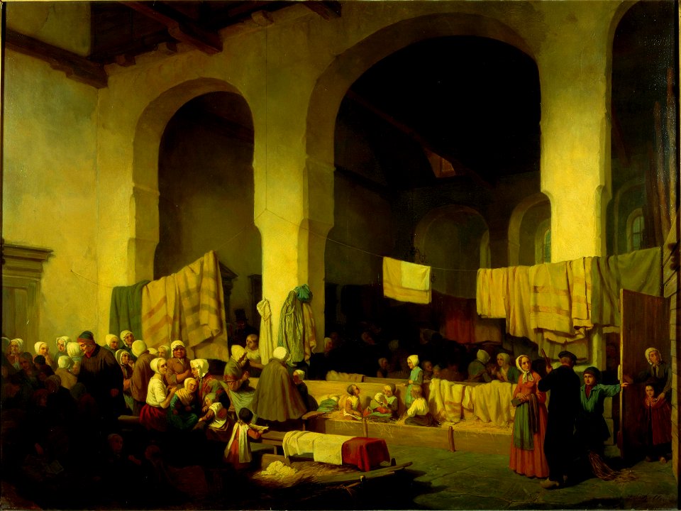 Slachtoffers van de watersnoodramp uit Veenendaal in de Geertekerk in Utrecht Centraal Museum 2403