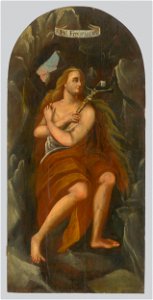 Slovenský maliar zo 16. - 17. storočia - Mary of Egypt - O 3215 - Slovak National Gallery