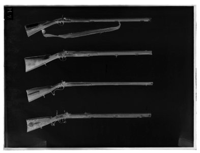 Slagexflintlåsbössa - Livrustkammaren - 25814-negative