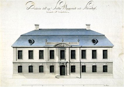 Slott Sturehov ritning 1780a