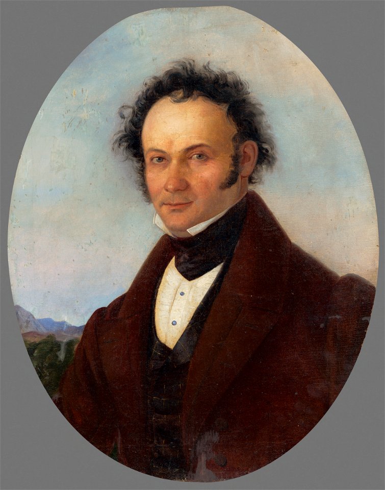 Slovenský majster z 1. polovice 19. storočia - Portrait of a Man - O 449 - Slovak National Gallery