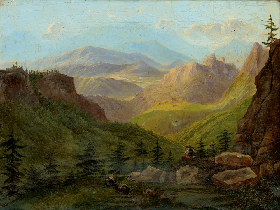 Slovenský maliar okolo polovice 19. storočia - Horská krajina - O 5742 - Slovak National Gallery