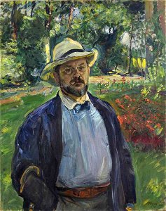 Slevogt, Max — Selbstbildnis im Garten (1910 - 1916) Godramstein