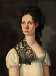Slovenský maliar z 1. polovice 19. storočia - Portrét Apolónie Kubínyiovej - O 91 - Orava Gallery