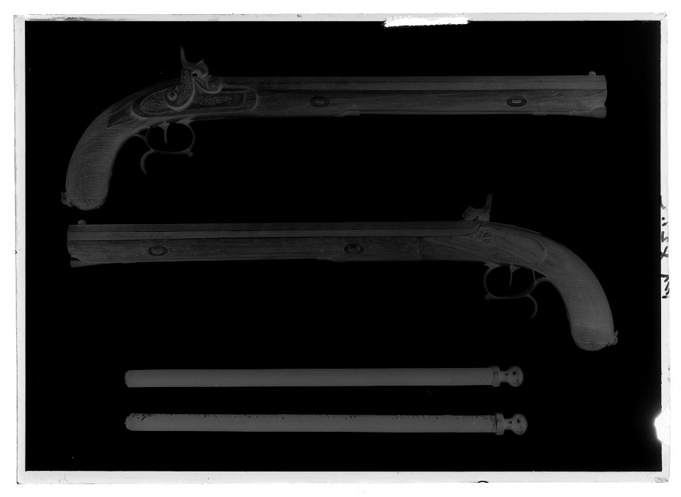 Slaglåspistoler - Livrustkammaren - 18456-negative