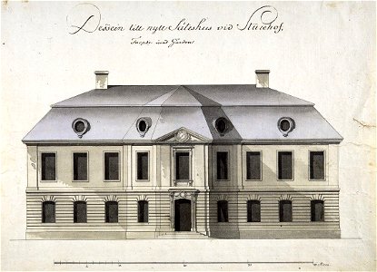Slott Sturehov ritning 1780