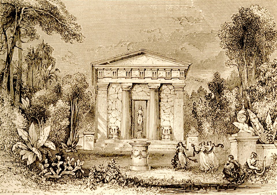 Small temple at Rhamnus, restored - Wordsworth Christopher - 1882