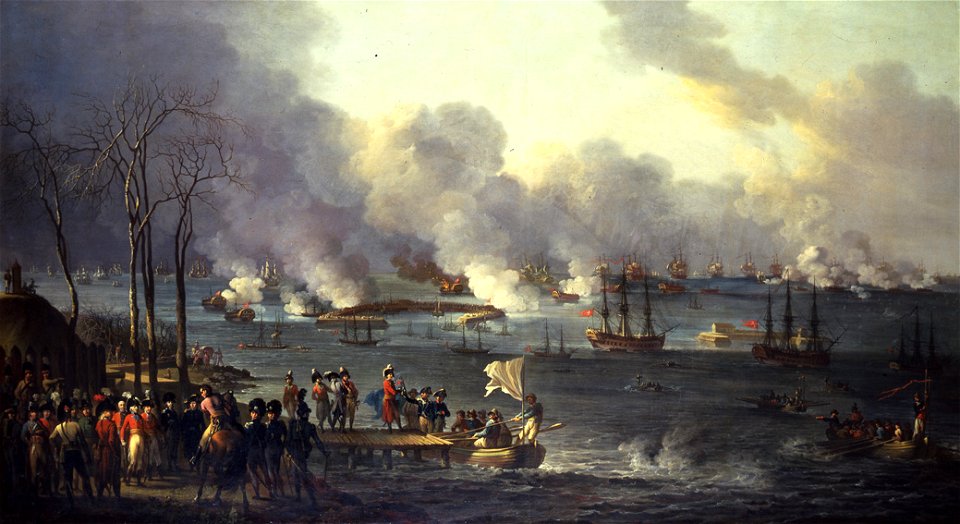 Slaget paa Reden (1801 painting)